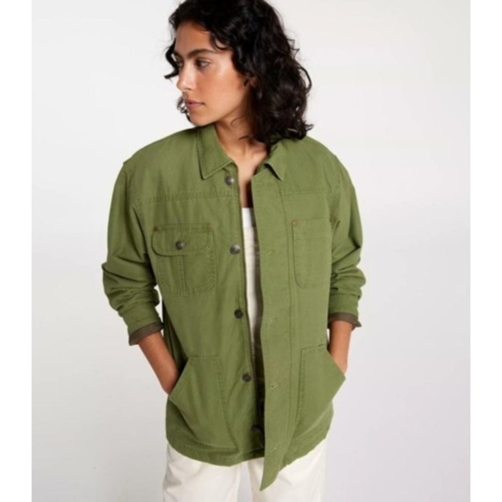 Alpine Design Quilted Lined‎ Chore Coat Womens XS Lush Olive NWT